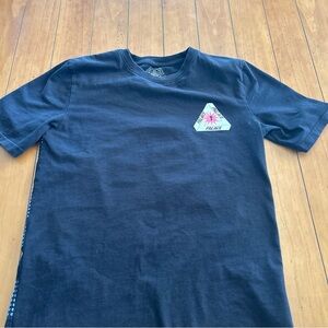 PALACE Navy Blue Short Sleeve Tee
